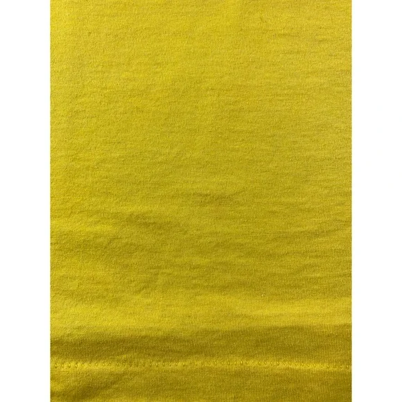 Vintage God Is Like T-Shirt Yellow Single Stitch Best Tag Made In USA Size L - Picture 5 of 5